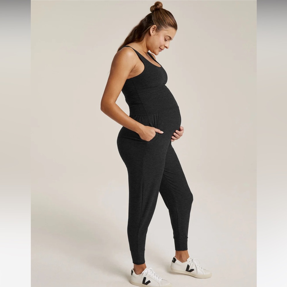 Beyond Yoga Spacedye Grow in Comfort Maternity Jumpsuit, size medium